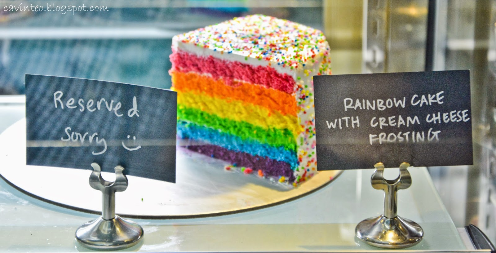 Entree Kibbles The Finest Tea Shop Cafe Halal Chocolate Rainbow Cake